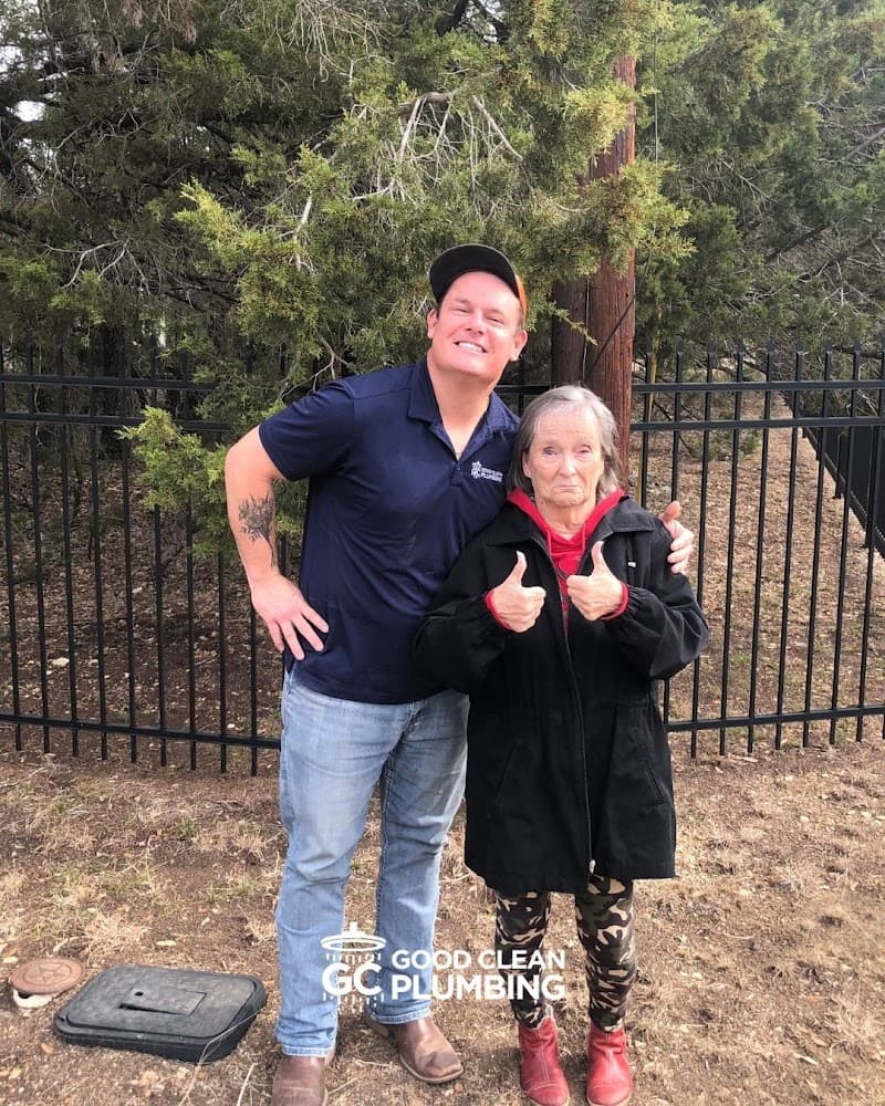 Plumbing team on residential job site