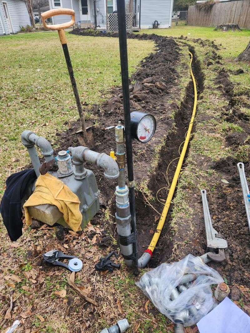 Professional excavation for pipe replacement