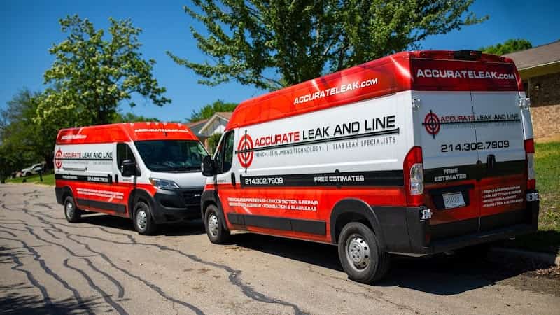 Plumbing service truck ready for cast iron pipe repair