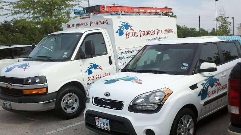 Plumbing service truck ready for cast iron pipe repair