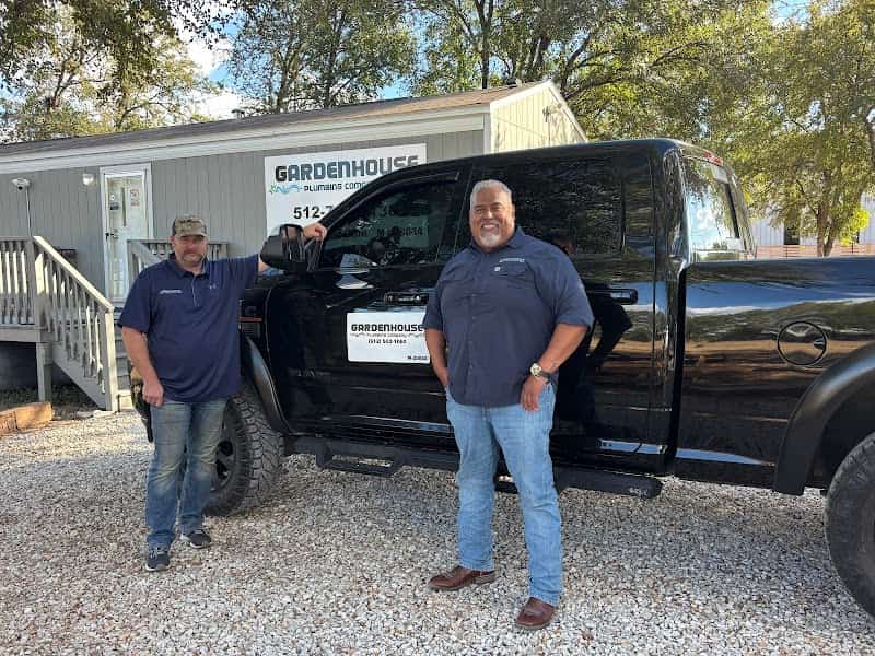 Plumbing service truck ready for cast iron pipe repair