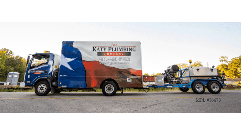 Plumbing service truck ready for cast iron pipe repair