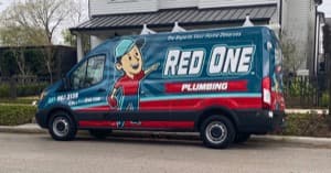 Red One Plumbing logo