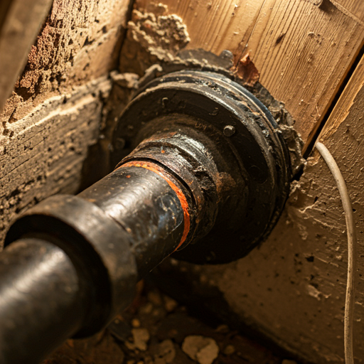 Austin pipe repair company fixing cast iron pipes in a residential home.